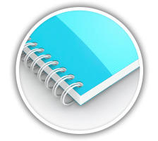 OXFORD Cahier rel. MyColours A4 5-farbig ass.,quad.5mm 90flls., 100101864