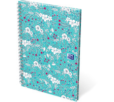 OXFORD Carnet spirale ForMe Floral A5 quadr. 60 flls., 400094951