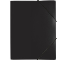 PAGNA Dossiers lastiques A4 noir PP 3 pages, 21613-01