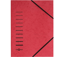 PAGNA Gummibandmappe A4 rot, 24001-01