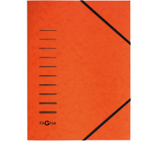 PAGNA Gummibandmappe A4 orange, 24001-12
