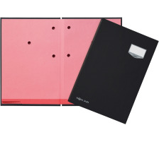PAGNA Unterschriftenmappe A4 schwarz, 24102-04