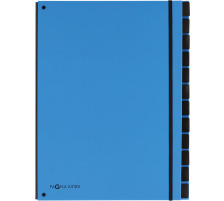 PAGNA Dossier  soufflets Trend A4 bleu clair 12 compartiments, 24129-13