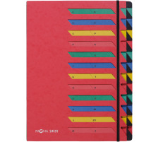 PAGNA Deskorganizer A4 rot A-Z, 24151-01