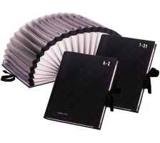 PAGNA Trieur A4 noir, A-Z, 24211-04