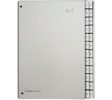 PAGNA Dossier  soufflets Color A4 argent, A-Z, 24249-14