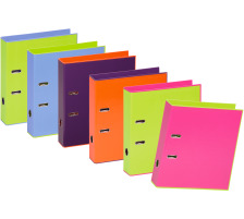 10 X PAGNA Classeur A4 75mm Style up couleurs ass., 40906-00