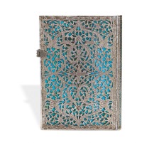 PAPERBLANKS Notizbuch Maya Blau 130x180mm liniert 240 Seiten, PB25627