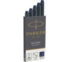 PARKER Cart. d'encre Quink Z 44 noir et bleu 5 pcs., 1950385