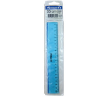 PELIKAN Rgle 20cm Transparent-bleu Blister, 137448