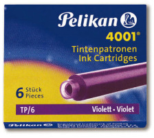 PELIKAN Encre 4001 TP/6 pourpre 6 pcs., 301697