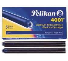 PELIKAN Encre 4001 GTP/5 bleu noir 5 pcs., 310607