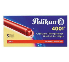 PELIKAN Encre 4001 GTP/5 rouge brillant 5 pcs., 310623