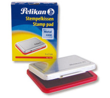 PELIKAN Tampon encreur mtal rouge No.3 7x5cm, 331181