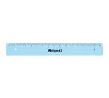 PELIKAN Lineal 16cm transparent blau, 700481