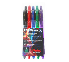 PENTEL Roller EnerGel X 0.7mm 5-couleurs ass., BL107-5