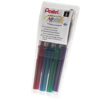 PENTEL Roller Hybrid Gel Grip 1.0mm rouge, bleu, vert, violet, K230M-4