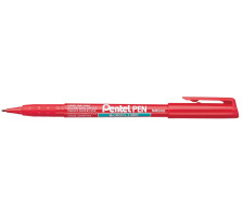 PENTEL Marker Green Label M rouge, NMS50-BO