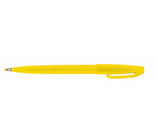 PENTEL Stylos fibre Sign Pen 2.0mm jaune, S520-G