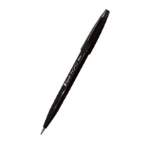 PENTEL Brush Sign Pen 4 Farben, Etui, SES15C-4