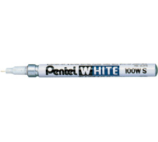 PENTEL Permanent Marker 2,0mm blanc, X100WS