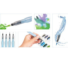 PENTEL Aquash pinceau  eau B bleu, XFRH/1-B