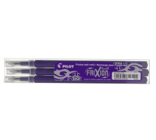 PILOT Mine FriXion Refill violett, 3er Set, BLS-FR7-V