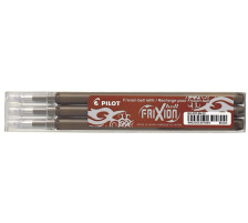 PILOT Mine FriXion Refill braun, 3er Set, BLSFR7BN