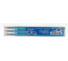 PILOT Mine FriXion Refill hellblau, 3er Set, BLSFR7LB