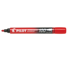 PILOT Permanent Marker 100 1mm Round Tip rouge, SCA-100-R