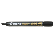 PILOT Permanent Marker 400 4mm pointe de Wedge noir, SCA-400-B