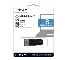 PNY Attach 4 USB 2.0 8GB, FD8GBAT