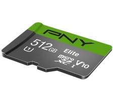 PNY micro-SDXC Elite 512GB UHS-I U1/A1(V10)& SD adapter, PSDU512U1