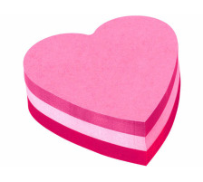 POST-IT Haftnotiz-Würfel Herz 3-farbig, 225 Blatt, 2007H