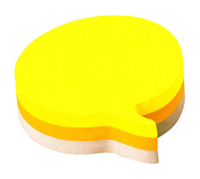 POST-IT Haftnotiz-Würfel Sprechblase 3-farbig, 225 Blatt, 2007SP
