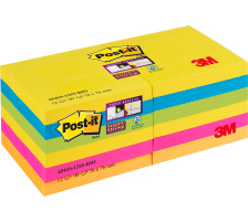 POST-IT Bloc Super Sticky Rio 5-couleurs,6x90 flls. 127x76mm, 6556SSRIO