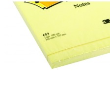 POST-IT Bloc 102x152mm jaune/100 feuilles, 659Y