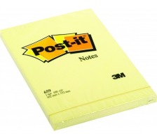 POST-IT Bloc 102x152mm jaune/100 feuilles, 659Y
