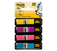 POST-IT Index Mini 11.9x43.1mm 4-couleurs 4x35 tabs, 683-4AB