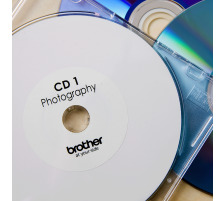 PTOUCH Etiquettes CD/DVD Film 58mm QL-500/550 100 pc./rouleau, DK-11207