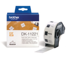 PTOUCH Etiquettes carres 23mm QL-500 blanc 1000 pc./rouleau, DK-11221