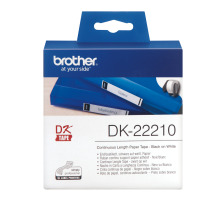 PTOUCH Endlos-Etiketten 29mmx30.48m QL-500/550 Papier Rolle, DK-22210
