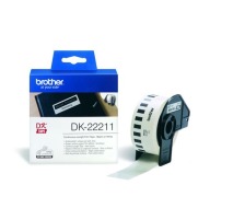 PTOUCH Support pap.cont. 29mmx15.24m QL-500/550 flim blanc rouleau, DK-22211