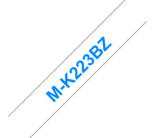 PTOUCH Band, nicht lam. blau/weiss zu PT-65/75/85/110 8m x 9 mm, MK-223