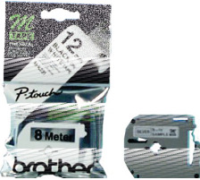 PTOUCH Ruban, non lamin noir/blanc pour PT-65/75/85/110 12mm/8m, M-K231BZ