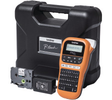 PTOUCH Titreuse avec Coffret, adapteur et ruban, PT-E110VP