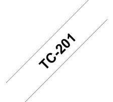 PTOUCH Ruban, lamin noir/blanc PT-3000 12 mm, TC-201