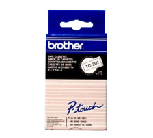 PTOUCH Ruban, lamin noir/blanc PT-3000 12 mm, TC-201