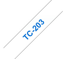 PTOUCH Band, laminiert blau/weiss PT-3000 12 mm, TC-203