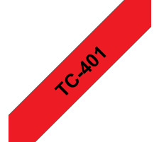 PTOUCH Band, laminiert schwarz/rot PT-3000 12 mm, TC-401